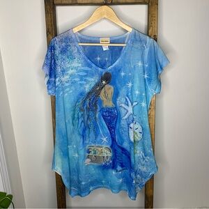 Sunshirt Bahamas Mermaid Swim Coverup